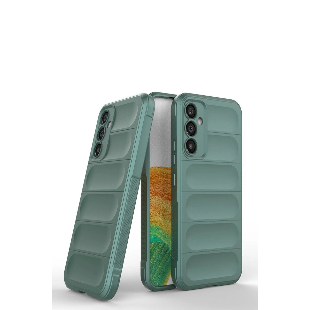 Samsung Galaxy A05s Kılıf Optimum Silikon - Koyu Yeşil Samsung Galaxy A05s Kılıf Optimum Silikon - Koyu Yeşil