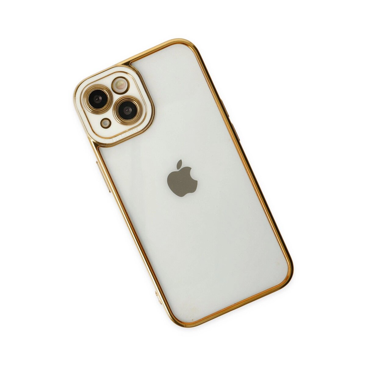 Apple İphone 14 Plus Kılıf Liva Lens Silikon - Beyaz