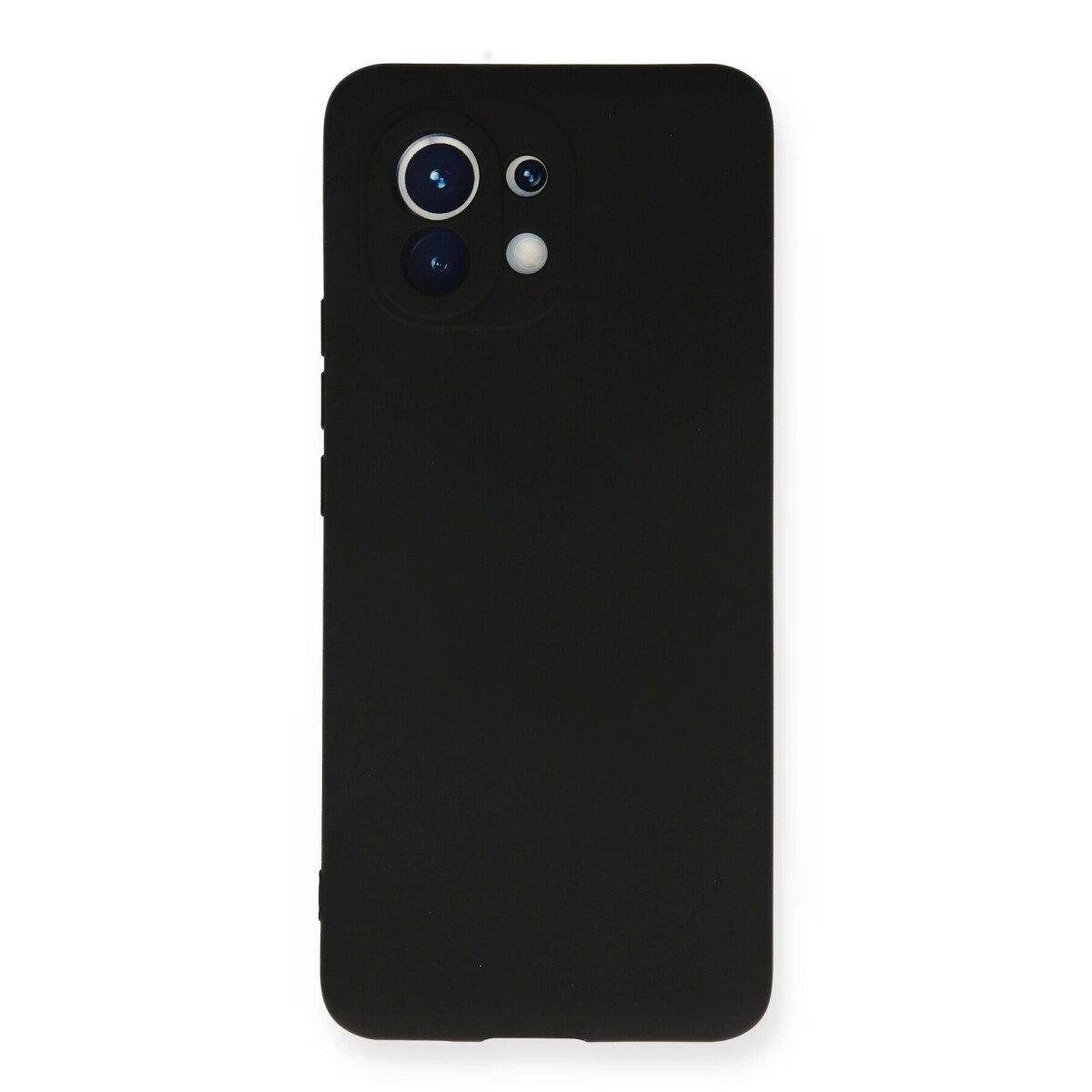 Xiaomi Mi 11 Kılıf Nano İçi Kadife Silikon - Siyah Xiaomi Mi 11 Kılıf Nano İçi Kadife Silikon - Siyah