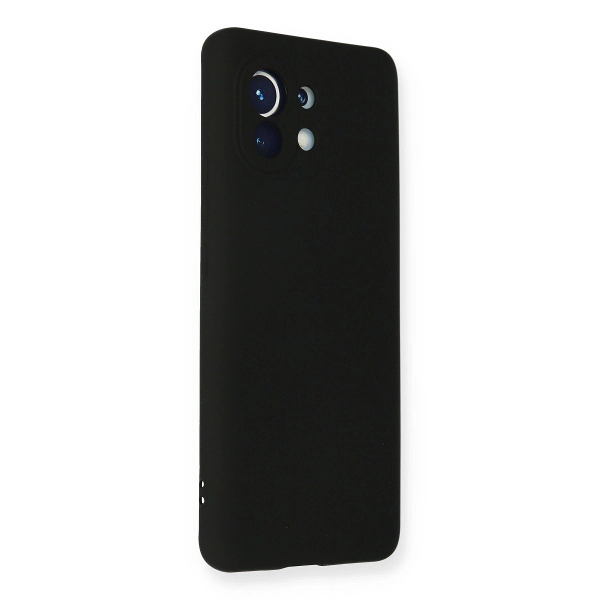 Xiaomi Mi 11 Kılıf Nano İçi Kadife Silikon - Siyah Xiaomi Mi 11 Kılıf Nano İçi Kadife Silikon - Siyah