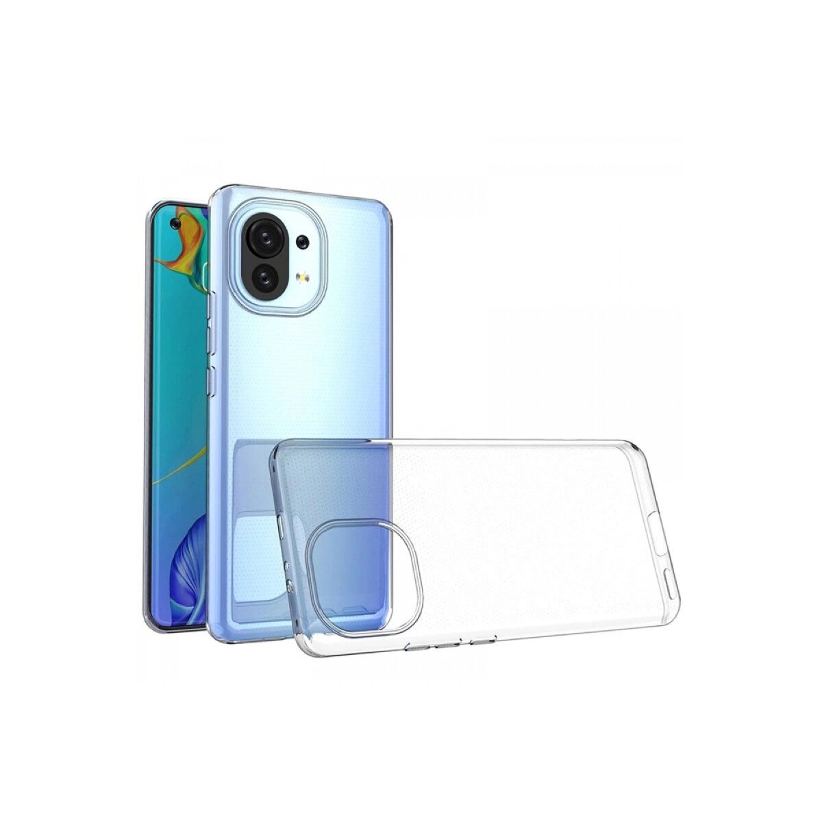 Xiaomi Mi 11 Kılıf Lüx Şeffaf Silikon Xiaomi Mi 11 Kılıf Lüx Şeffaf Silikon