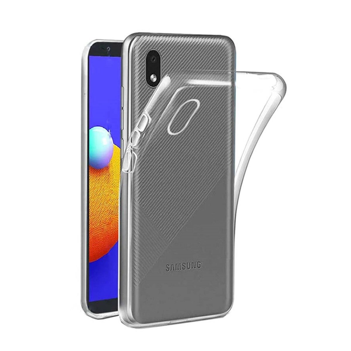 Samsung Galaxy A01 Core Kılıf Lüx Şeffaf Silikon Samsung Galaxy A01 Core Kılıf Lüx Şeffaf Silikon