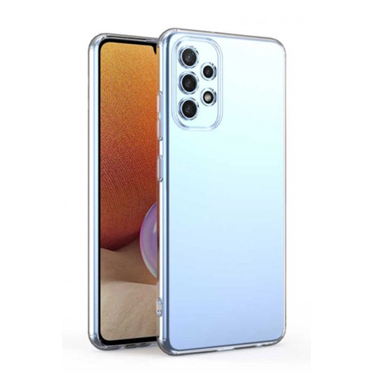 Samsung Galaxy A32 Kılıf Lüx Şeffaf Silikon Samsung Galaxy A32 Kılıf Lüx Şeffaf Silikon