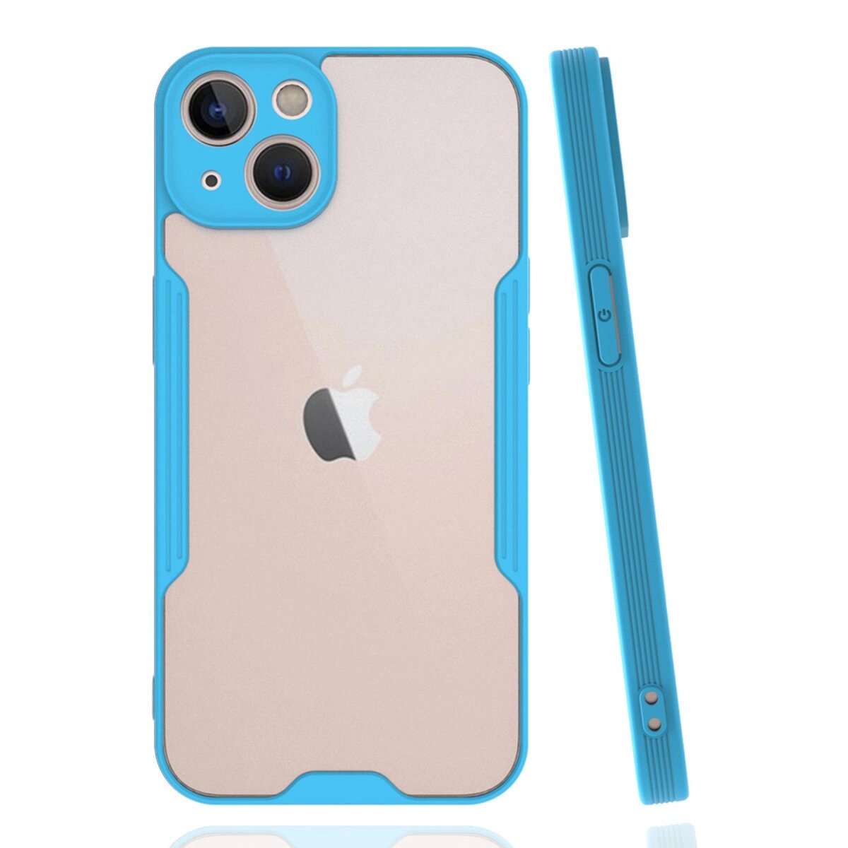 Apple İphone 14 Plus Kılıf Platin Silikon - Mavi Apple İphone 14 Plus Kılıf Platin Silikon - Mavi