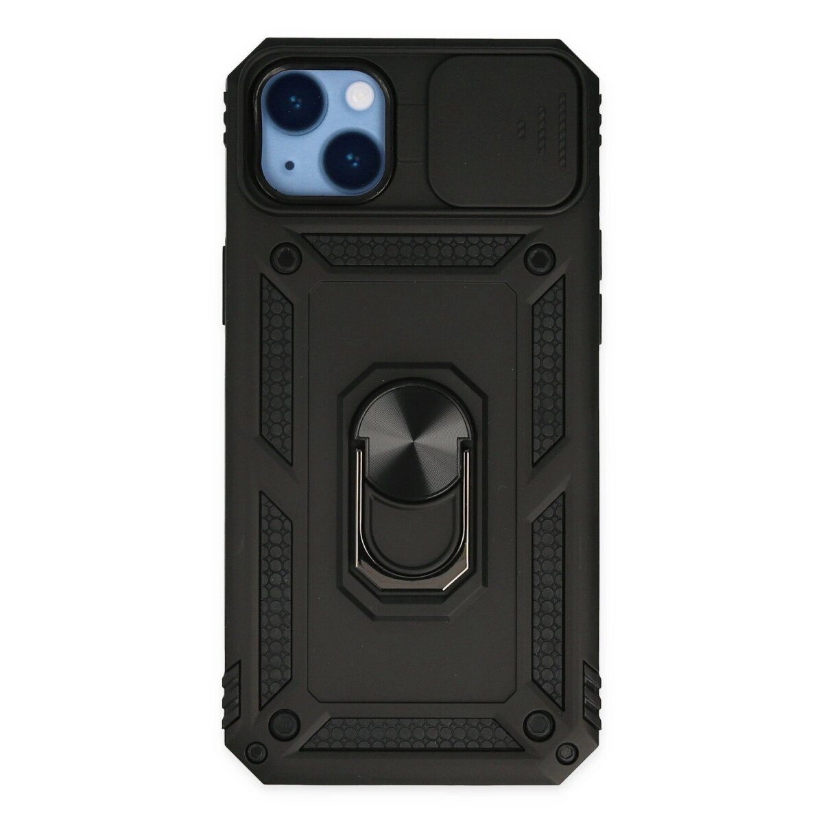 Apple İphone 14 Plus Kılıf Pars Lens Yüzüklü Silikon - Siyah Apple İphone 14 Plus Kılıf Pars Lens Yüzüklü Silikon - Siyah