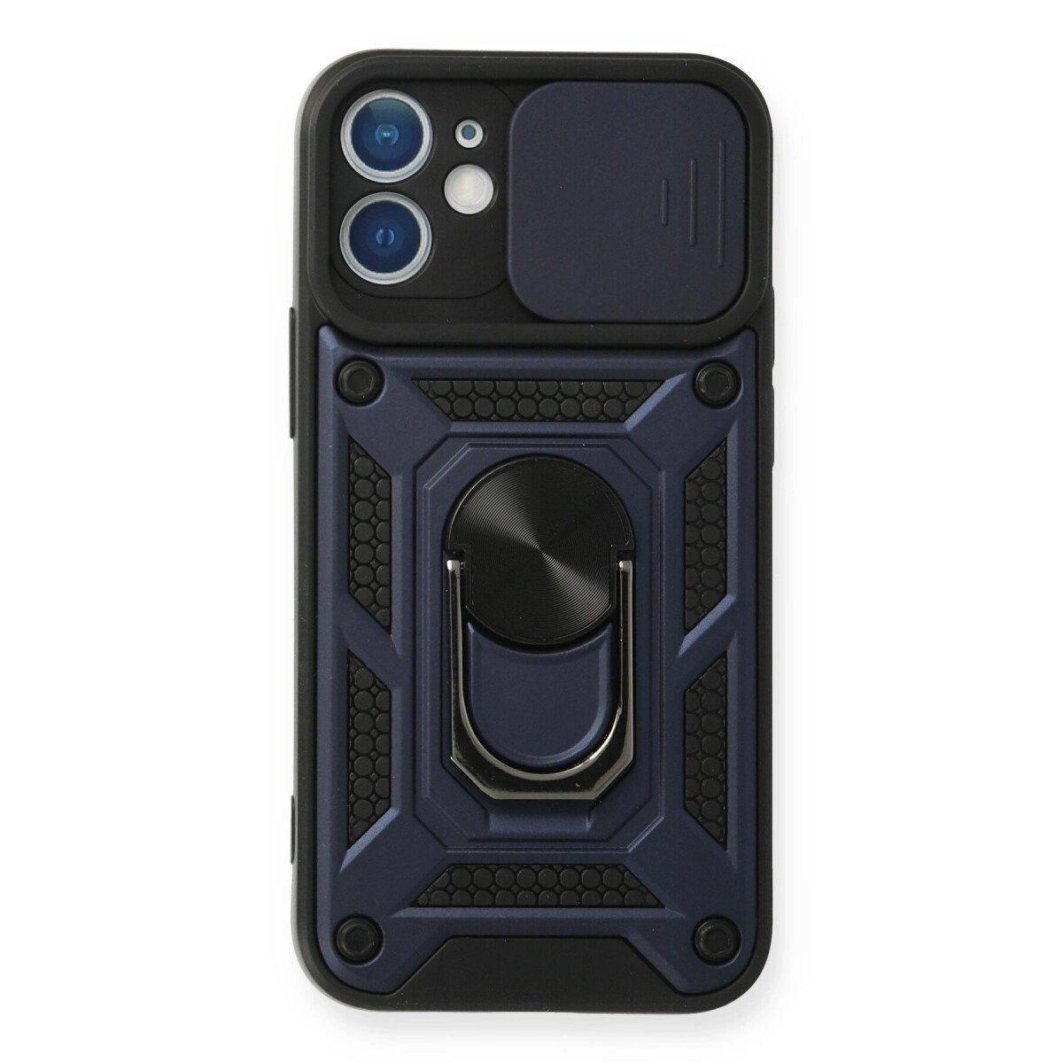 Apple İphone 11 Kılıf Pars Lens Yüzüklü Silikon - Lacivert Apple İphone 11 Kılıf Pars Lens Yüzüklü Silikon - Lacivert