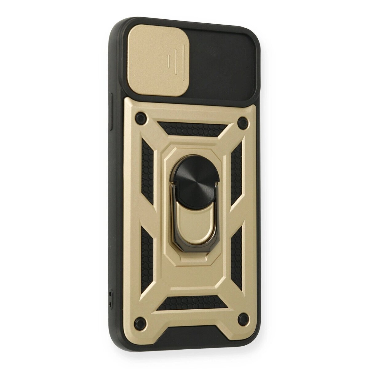 Apple İphone 11 Pro Kılıf Pars Lens Yüzüklü Silikon - Gold Apple İphone 11 Pro Kılıf Pars Lens Yüzüklü Silikon - Gold