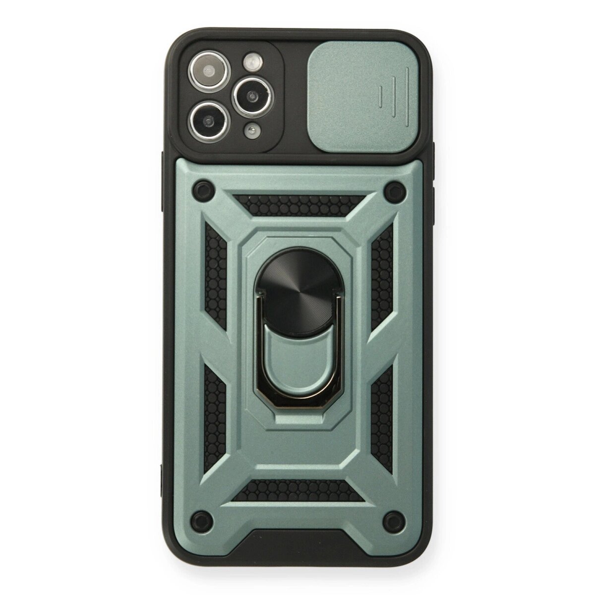Apple İphone 11 Pro Kılıf Pars Lens Yüzüklü Silikon - Yeşil Apple İphone 11 Pro Kılıf Pars Lens Yüzüklü Silikon - Yeşil