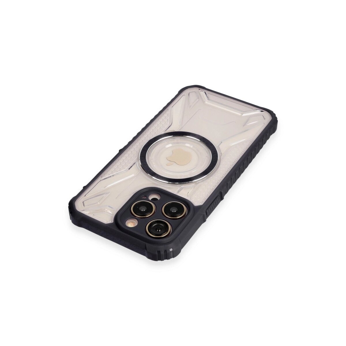 Apple İphone 13 Pro Max Kılıf Prag Magneticsafe Kapak - Siyah