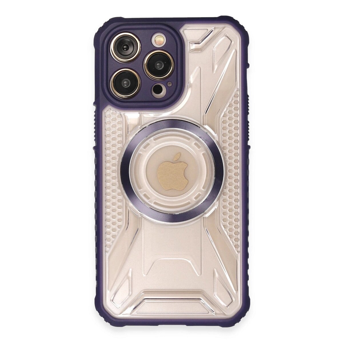 Apple İphone 13 Pro Max Kılıf Prag Magneticsafe Kapak - Derin Mor Apple İphone 13 Pro Max Kılıf Prag Magneticsafe Kapak - Derin Mor