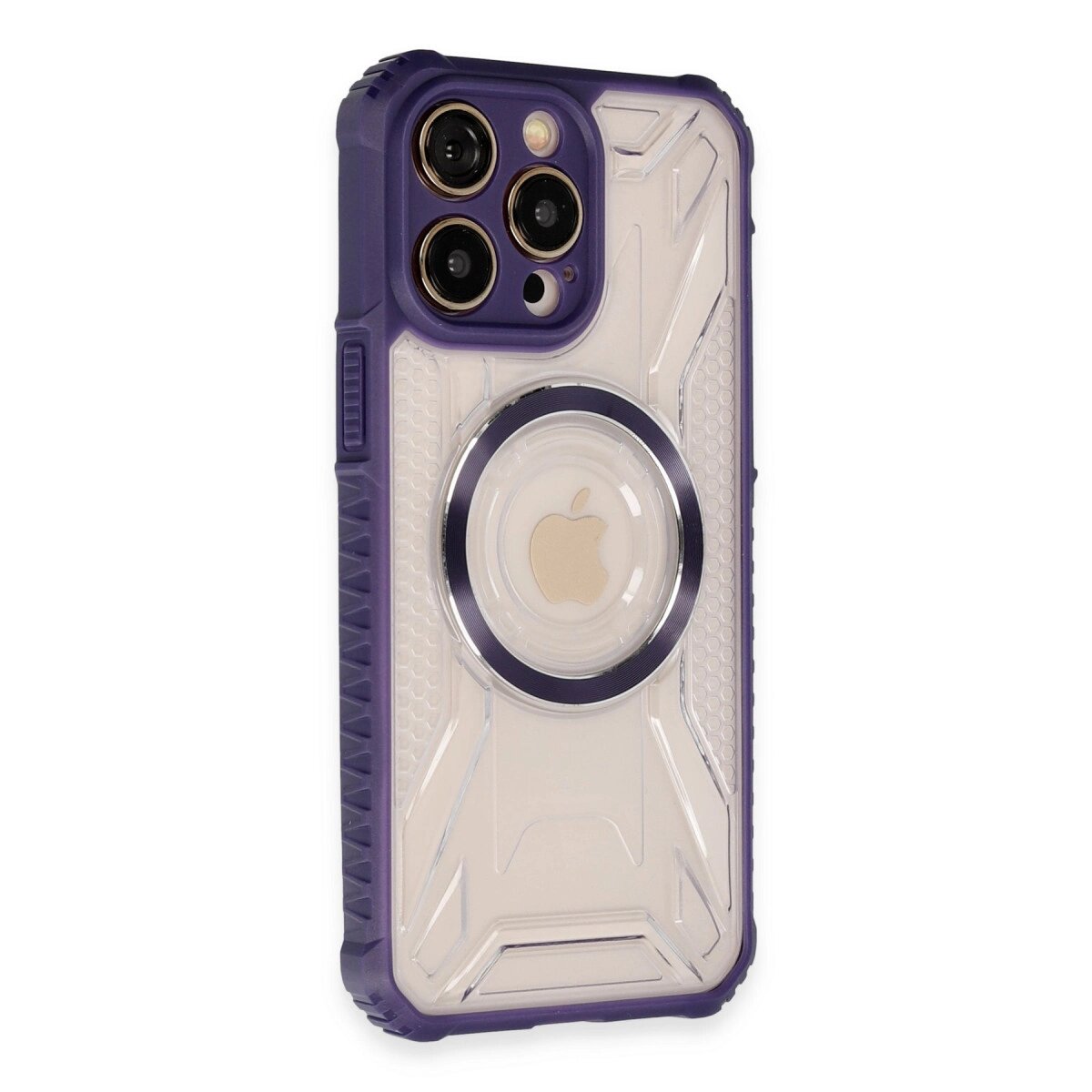 Apple İphone 13 Pro Max Kılıf Prag Magneticsafe Kapak - Derin Mor Apple İphone 13 Pro Max Kılıf Prag Magneticsafe Kapak - Derin Mor