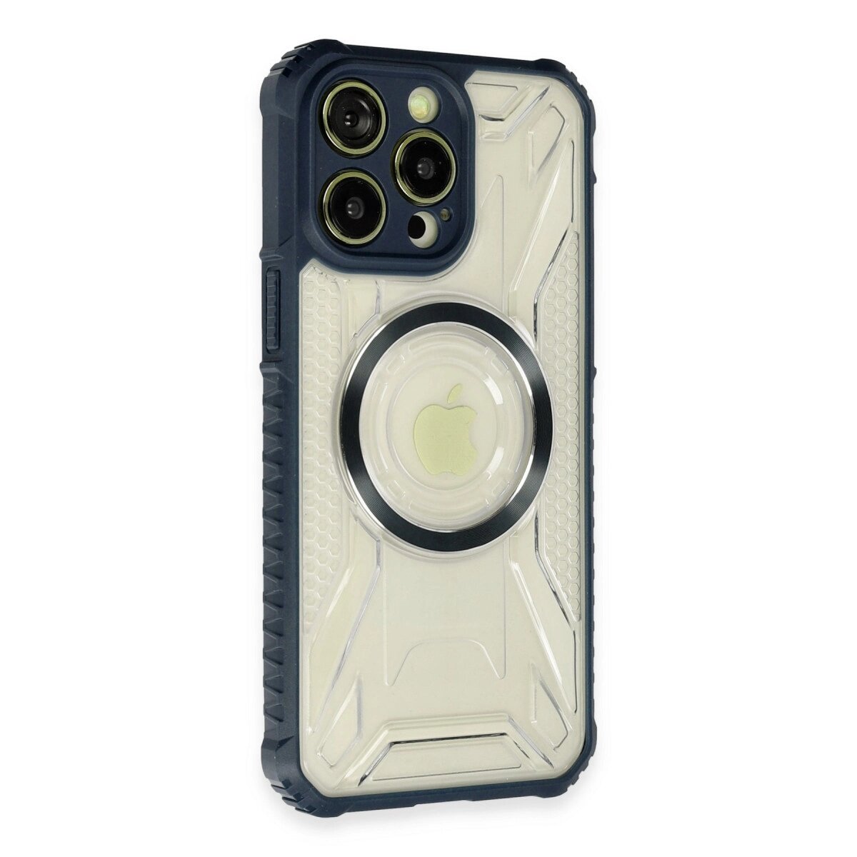 Apple İphone 14 Pro Kılıf Prag Magneticsafe Kapak - Lacivert