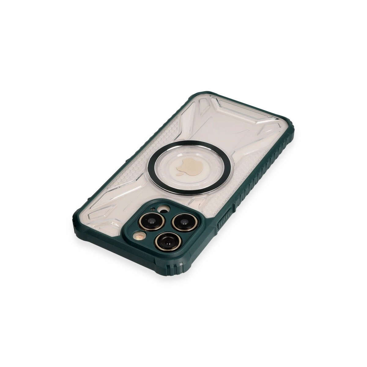 Apple İphone 14 Pro Max Kılıf Prag Magneticsafe Kapak - Koyu Yeşil Apple İphone 14 Pro Max Kılıf Prag Magneticsafe Kapak - Koyu Yeşil