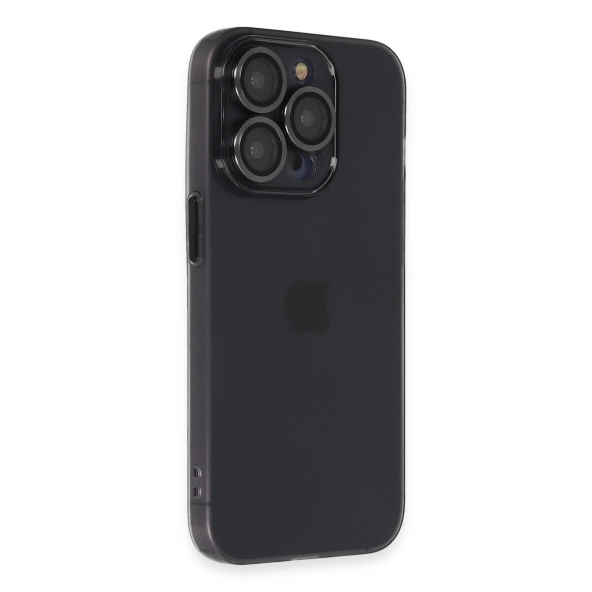 Apple İphone 13 Pro Kılıf Luko Lens Silikon - Siyah