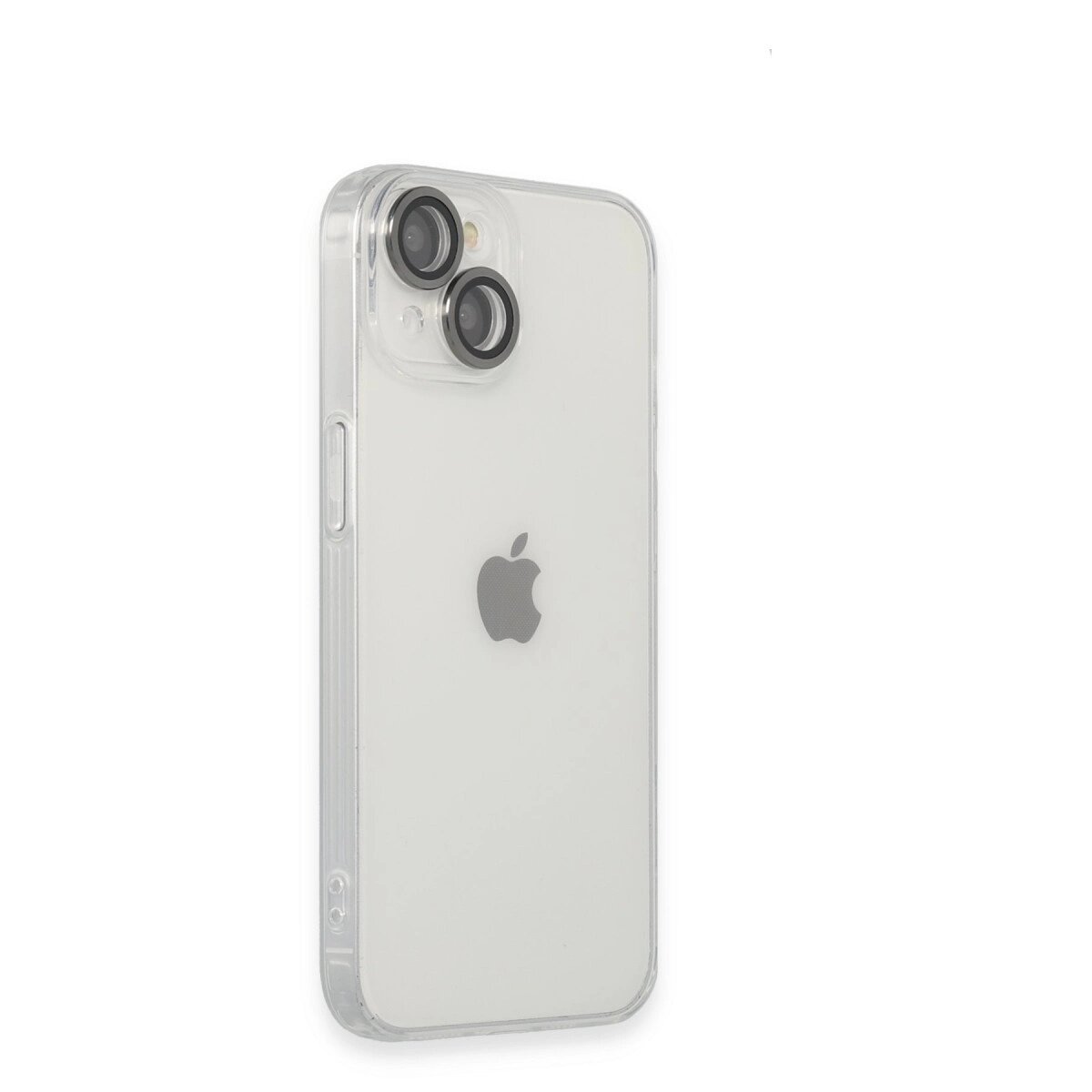 Apple İphone 14 Kılıf Luko Lens Silikon - Siyah