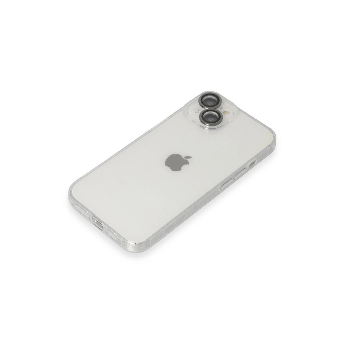 Apple İphone 14 Kılıf Luko Lens Silikon - Siyah