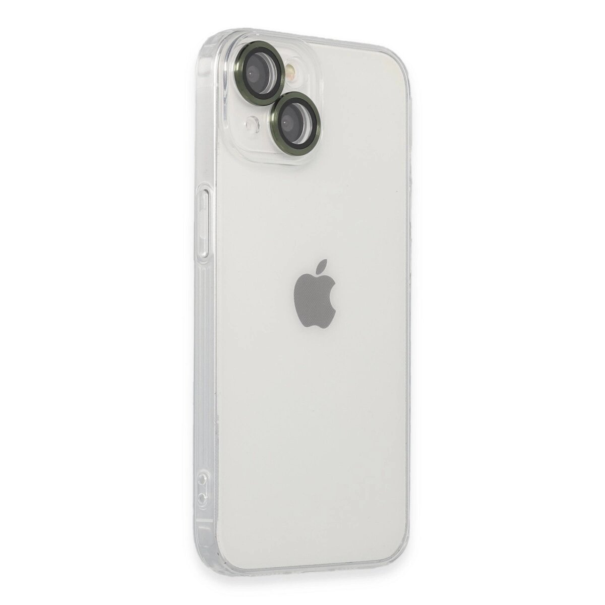 Apple İphone 14 Kılıf Luko Lens Silikon - Yeşil