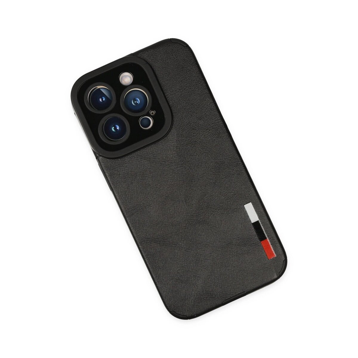 Apple İphone 14 Pro Kılıf Loop Deri Silikon - Siyah