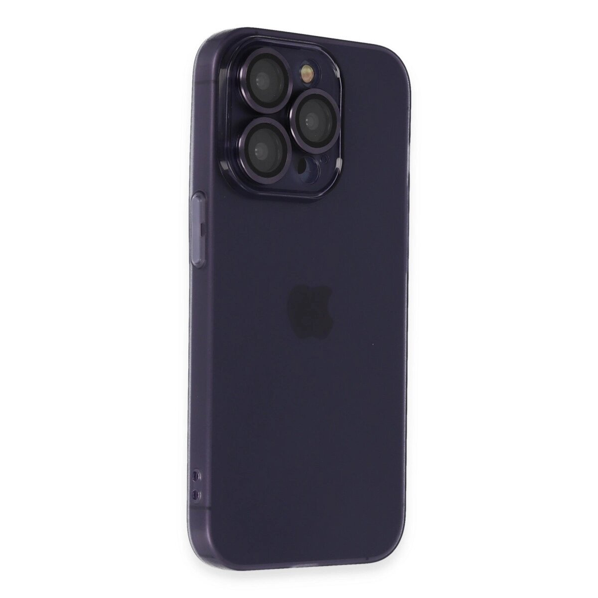 Apple İphone 14 Pro Max Kılıf Luko Lens Silikon - Siyah