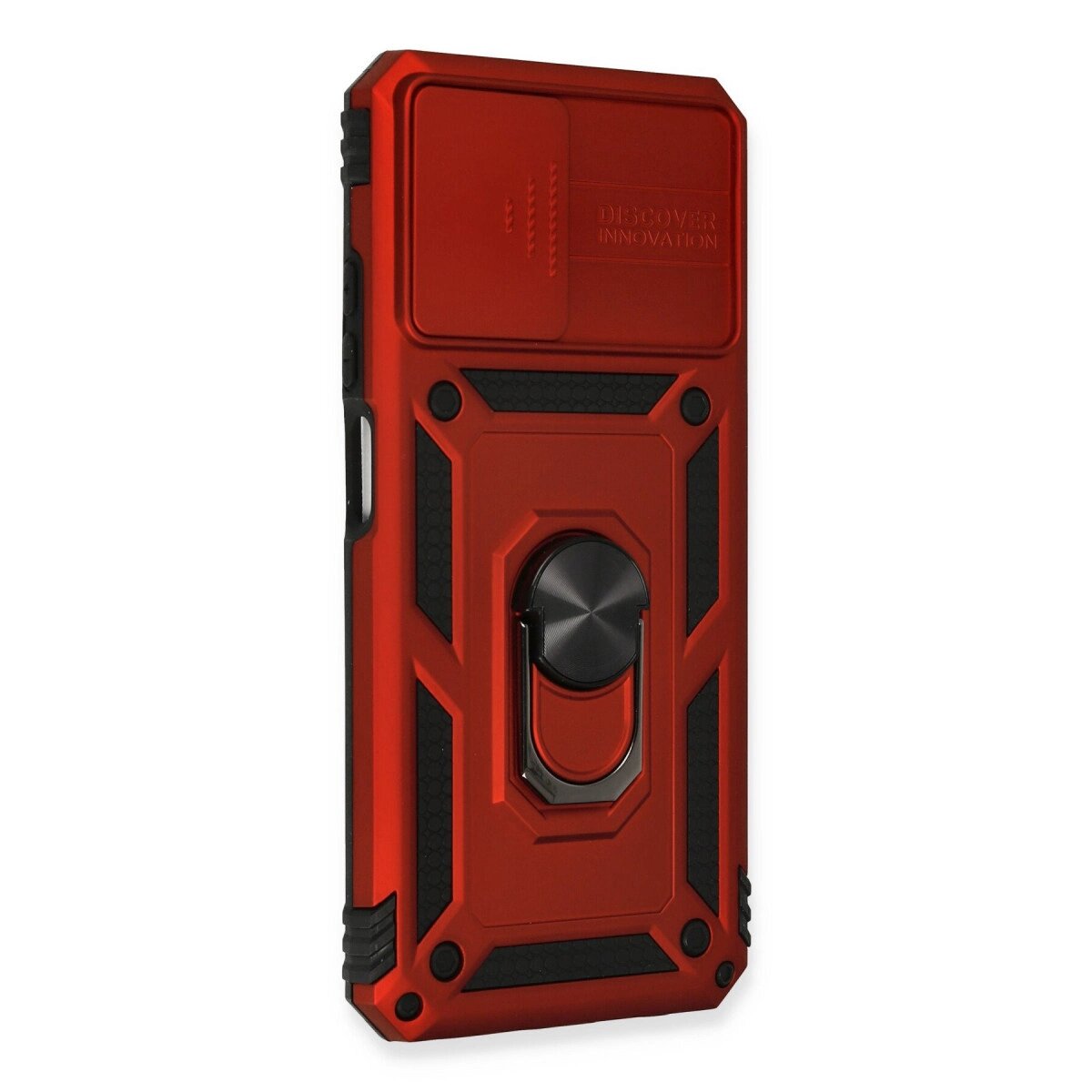 Xiaomi Redmi Note 10 Kılıf Pars Lens Yüzüklü Silikon - Kırmızı Xiaomi Redmi Note 10 Kılıf Pars Lens Yüzüklü Silikon - Kırmızı