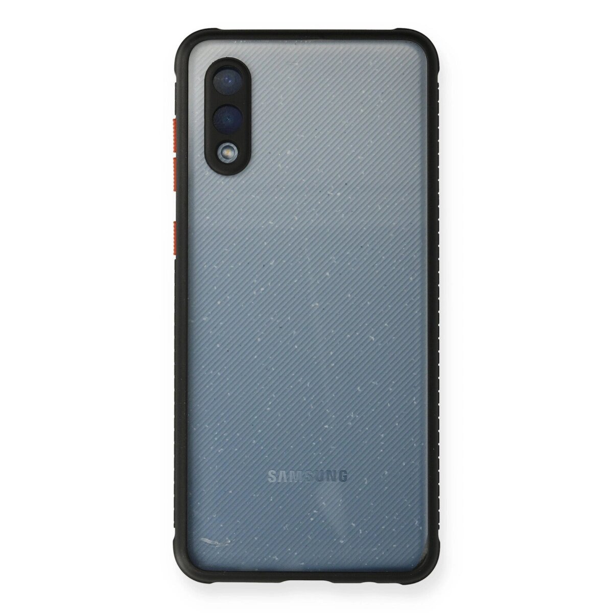Galaxy A02 Kılıf Miami Şeffaf  - Siyah