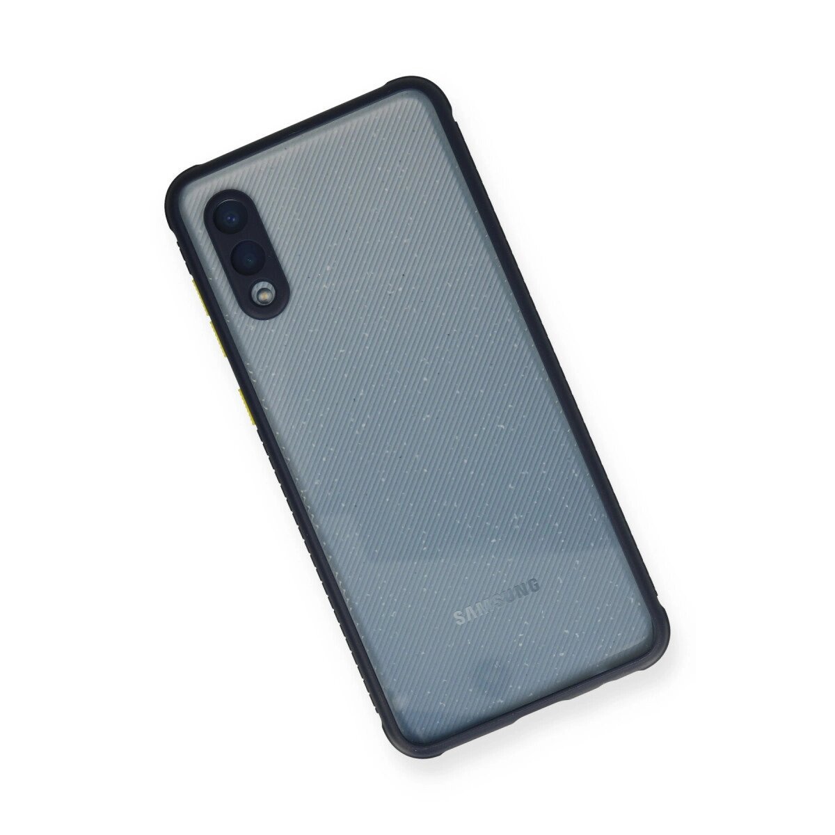 Samsung Galaxy A02 Kılıf Miami Şeffaf Silikon - Lacivert Samsung Galaxy A02 Kılıf Miami Şeffaf Silikon - Lacivert