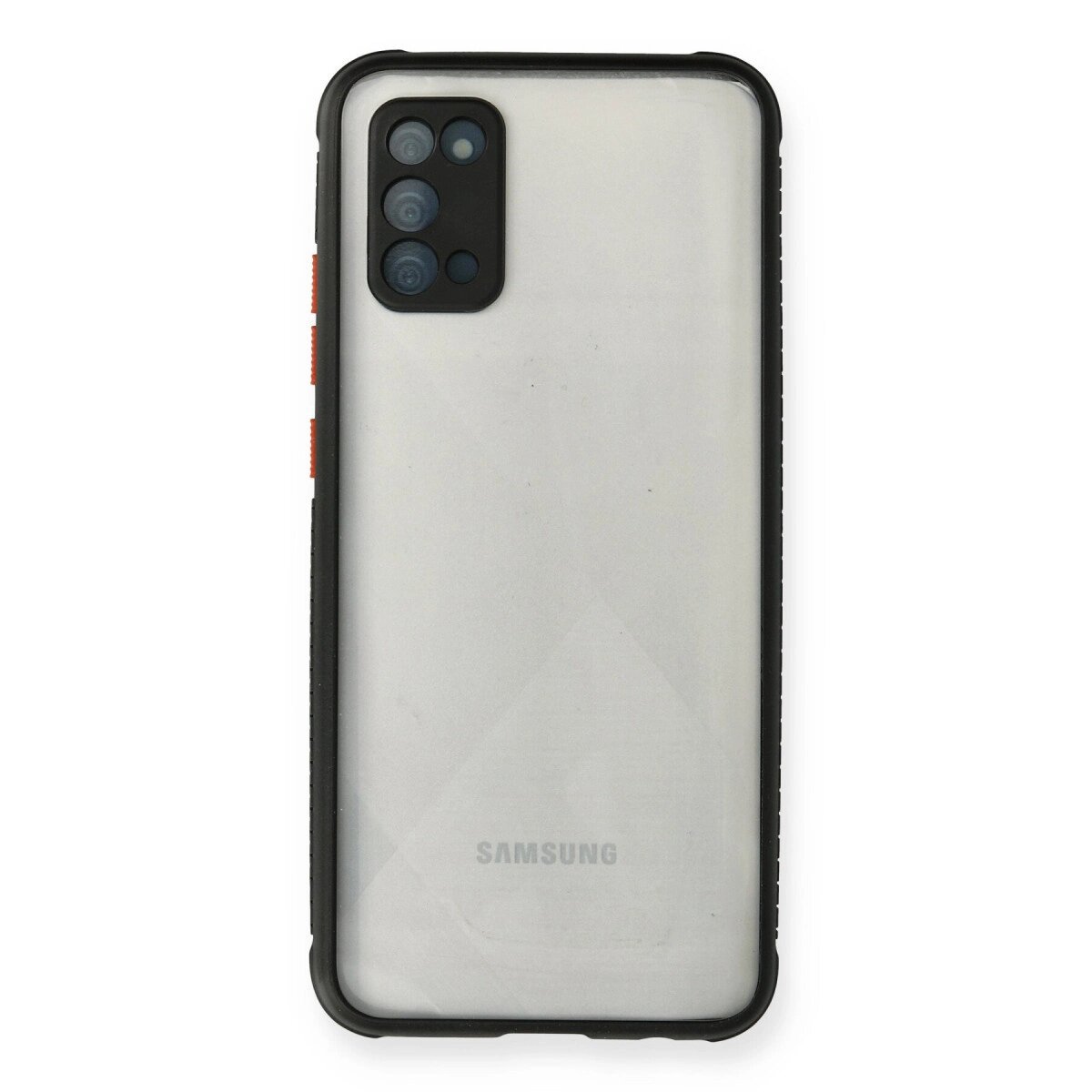 Galaxy A02s Kılıf Miami Şeffaf  - Siyah