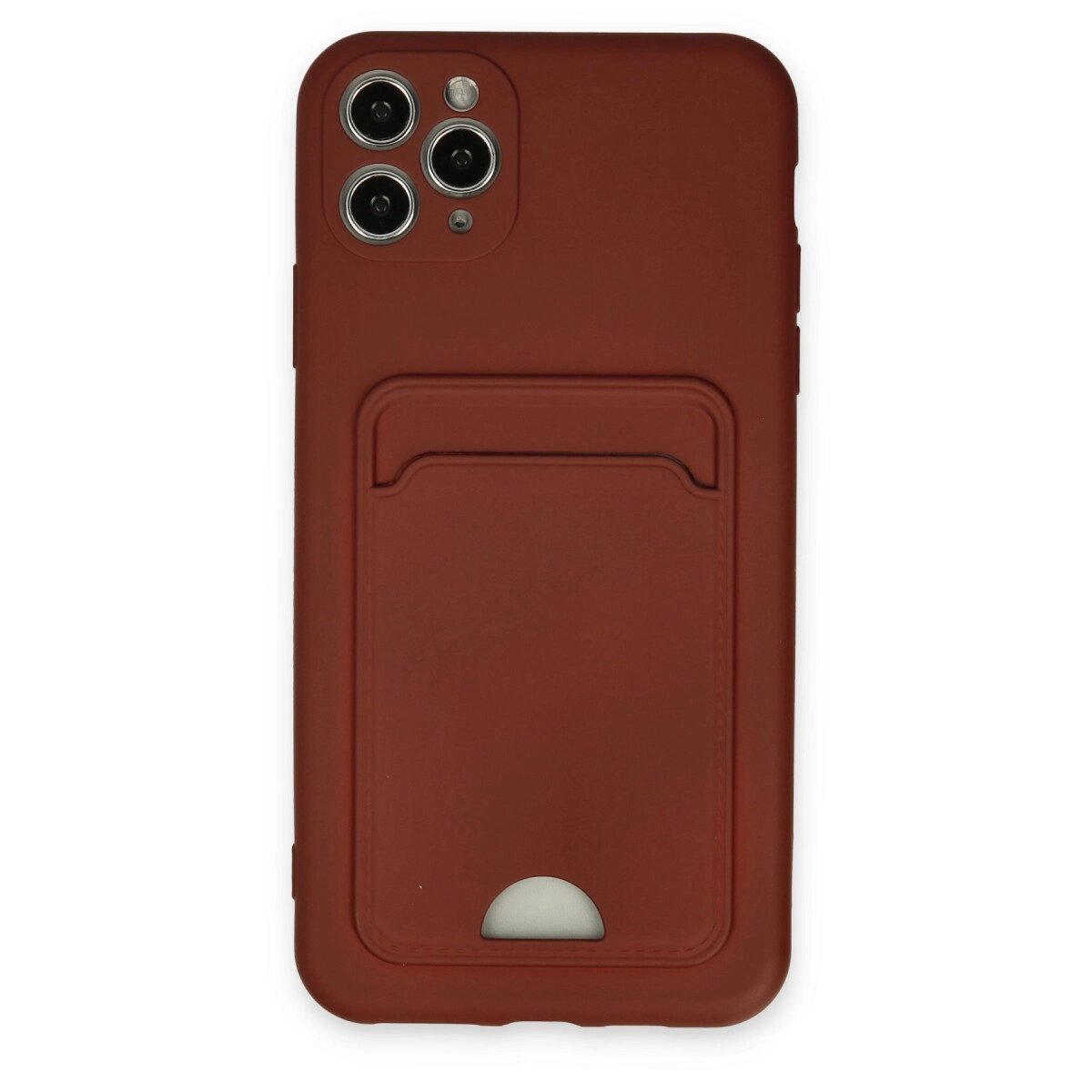 Apple İphone 11 Pro Max Kılıf Kelvin Kartvizitli Silikon - Bordo Apple İphone 11 Pro Max Kılıf Kelvin Kartvizitli Silikon - Bordo