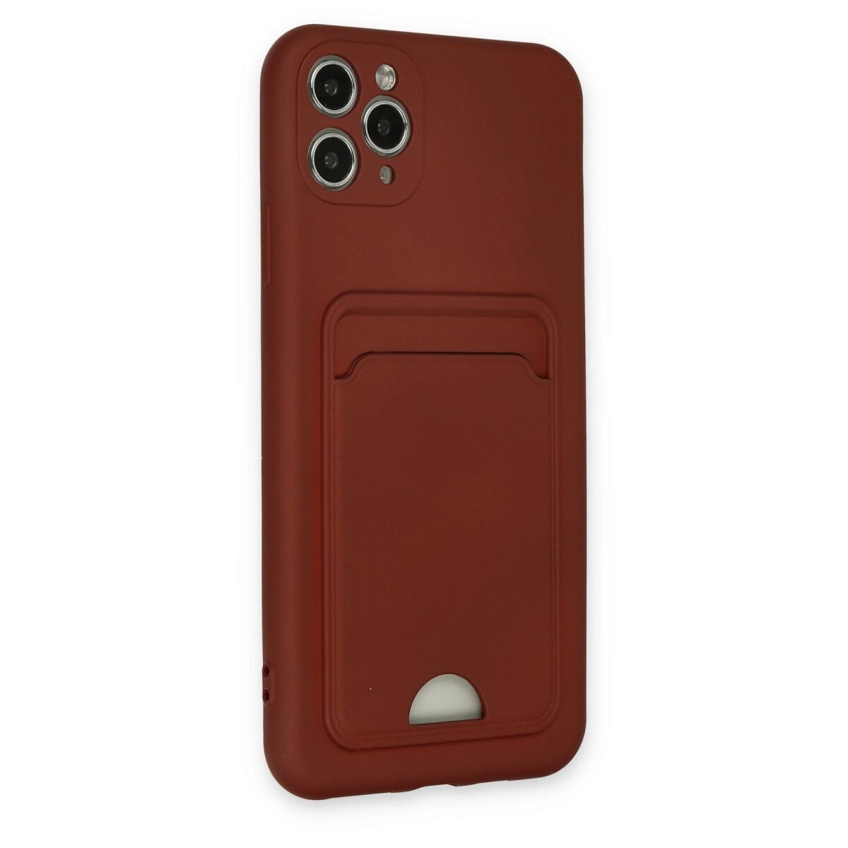 Apple İphone 11 Pro Max Kılıf Kelvin Kartvizitli Silikon - Bordo Apple İphone 11 Pro Max Kılıf Kelvin Kartvizitli Silikon - Bordo