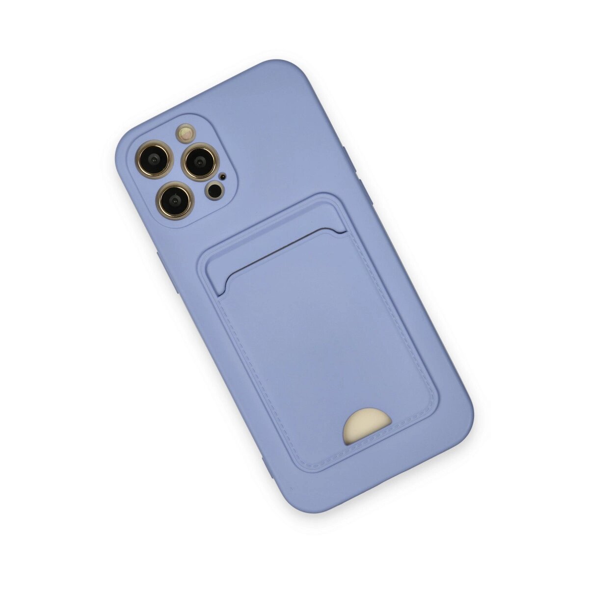 Apple İphone 12 Pro Max Kılıf Kelvin Kartvizitli Silikon - Lila Apple İphone 12 Pro Max Kılıf Kelvin Kartvizitli Silikon - Lila
