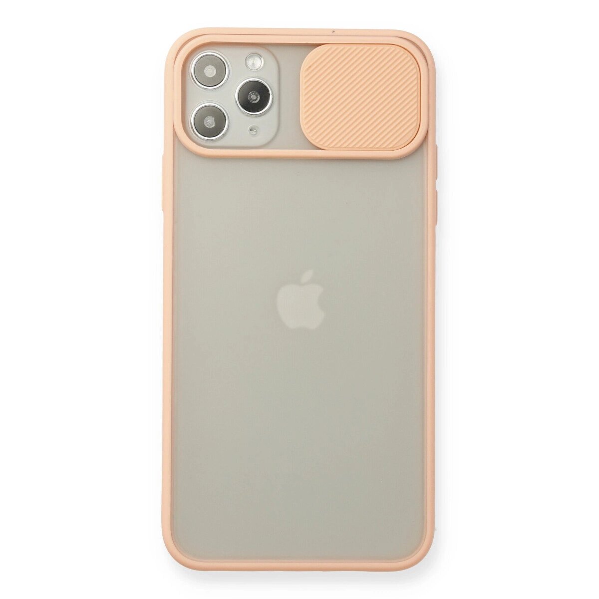 Apple İphone 11 Pro Max Kılıf Palm Buzlu Kamera Sürgülü Silikon - Pembe Apple İphone 11 Pro Max Kılıf Palm Buzlu Kamera Sürgülü Silikon - Pembe