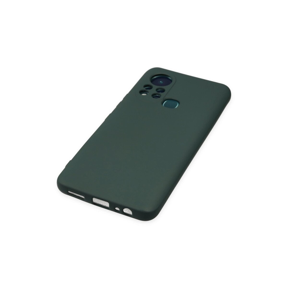 İnfinix Hot 11s Kılıf Nano İçi Kadife Silikon - Koyu Yeşil İnfinix Hot 11s Kılıf Nano İçi Kadife Silikon - Koyu Yeşil