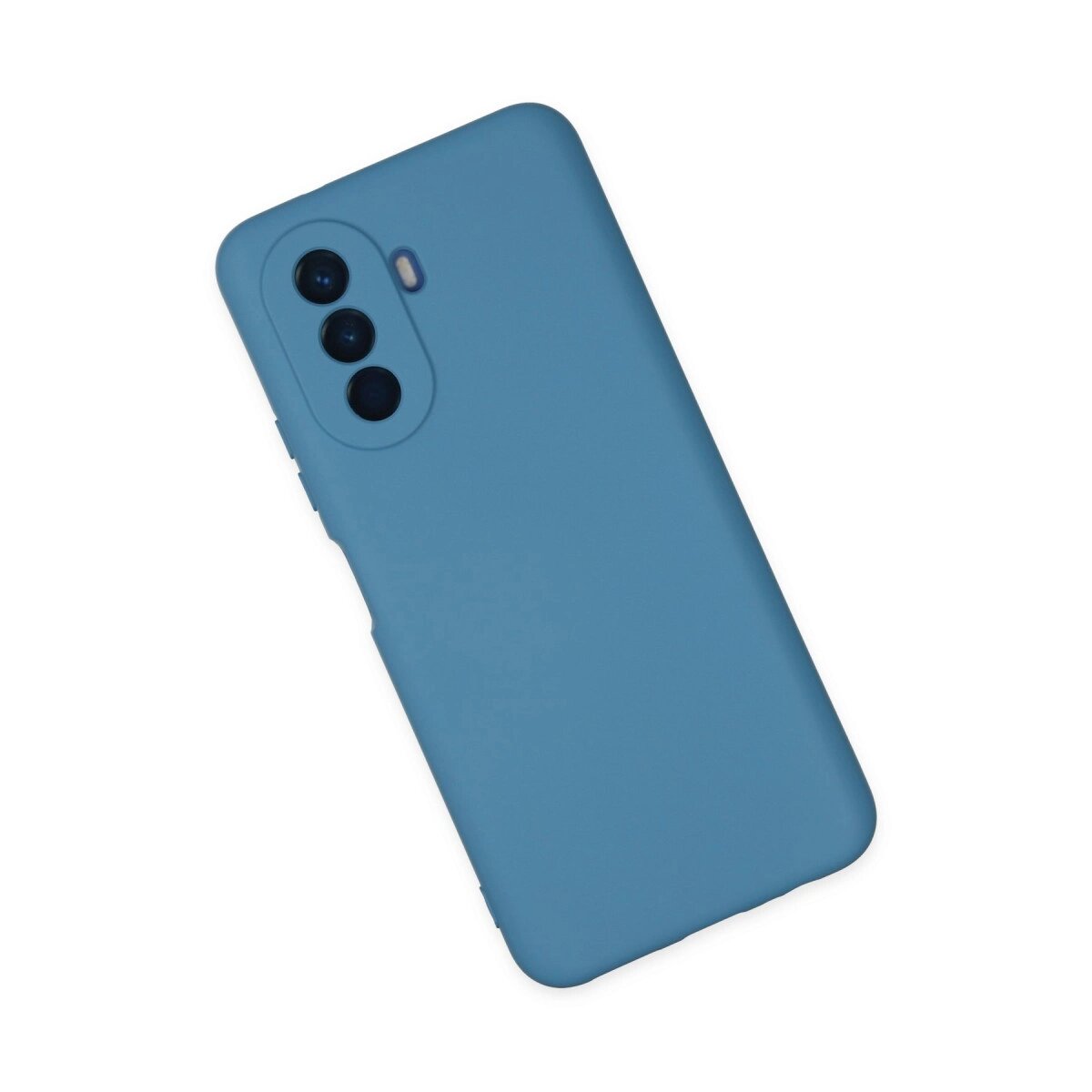 Huawei Nova Y70 Kılıf Nano İçi Kadife Silikon - Mavi Huawei Nova Y70 Kılıf Nano İçi Kadife Silikon - Mavi