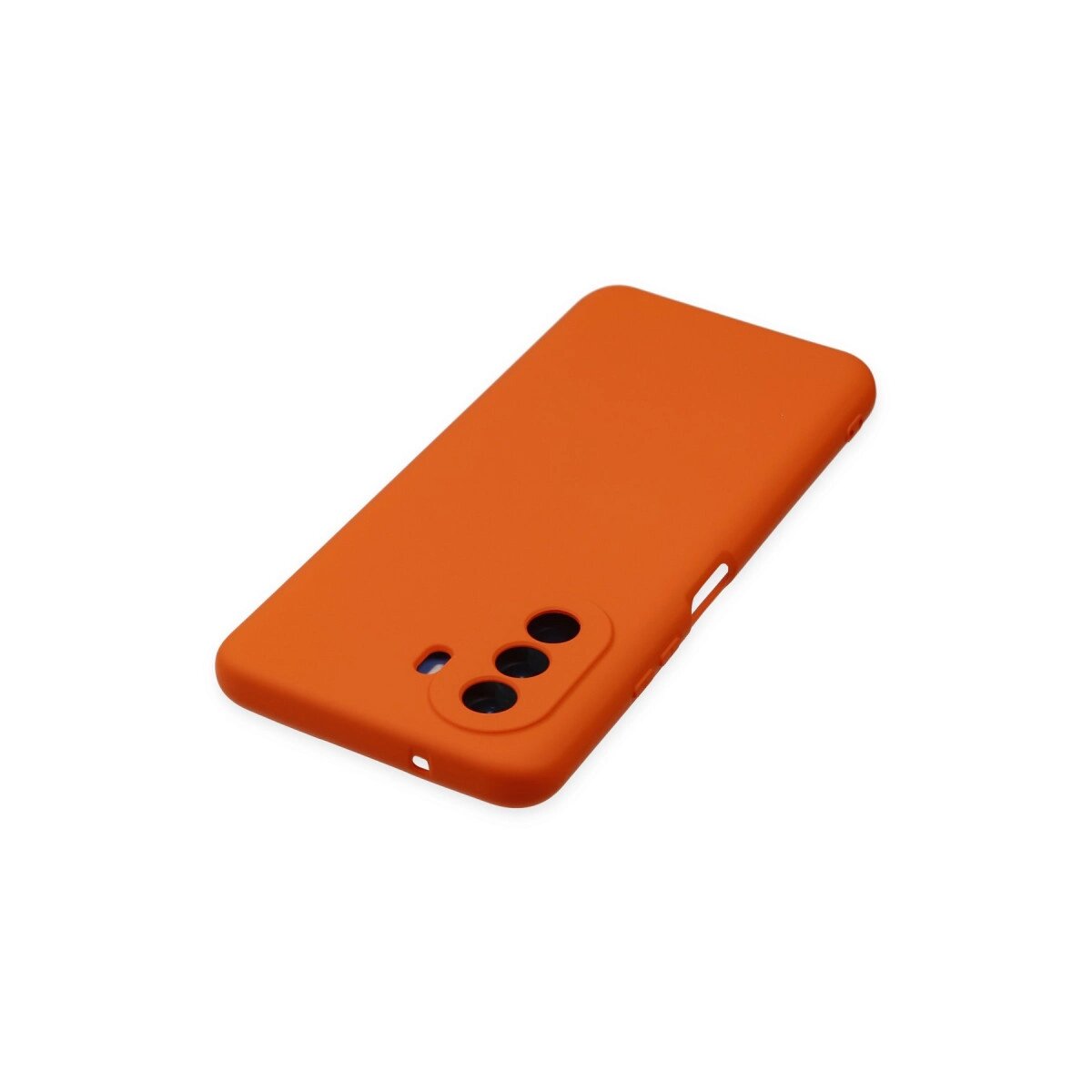 Huawei Nova Y70 Kılıf Nano İçi Kadife Silikon - Turuncu Huawei Nova Y70 Kılıf Nano İçi Kadife Silikon - Turuncu