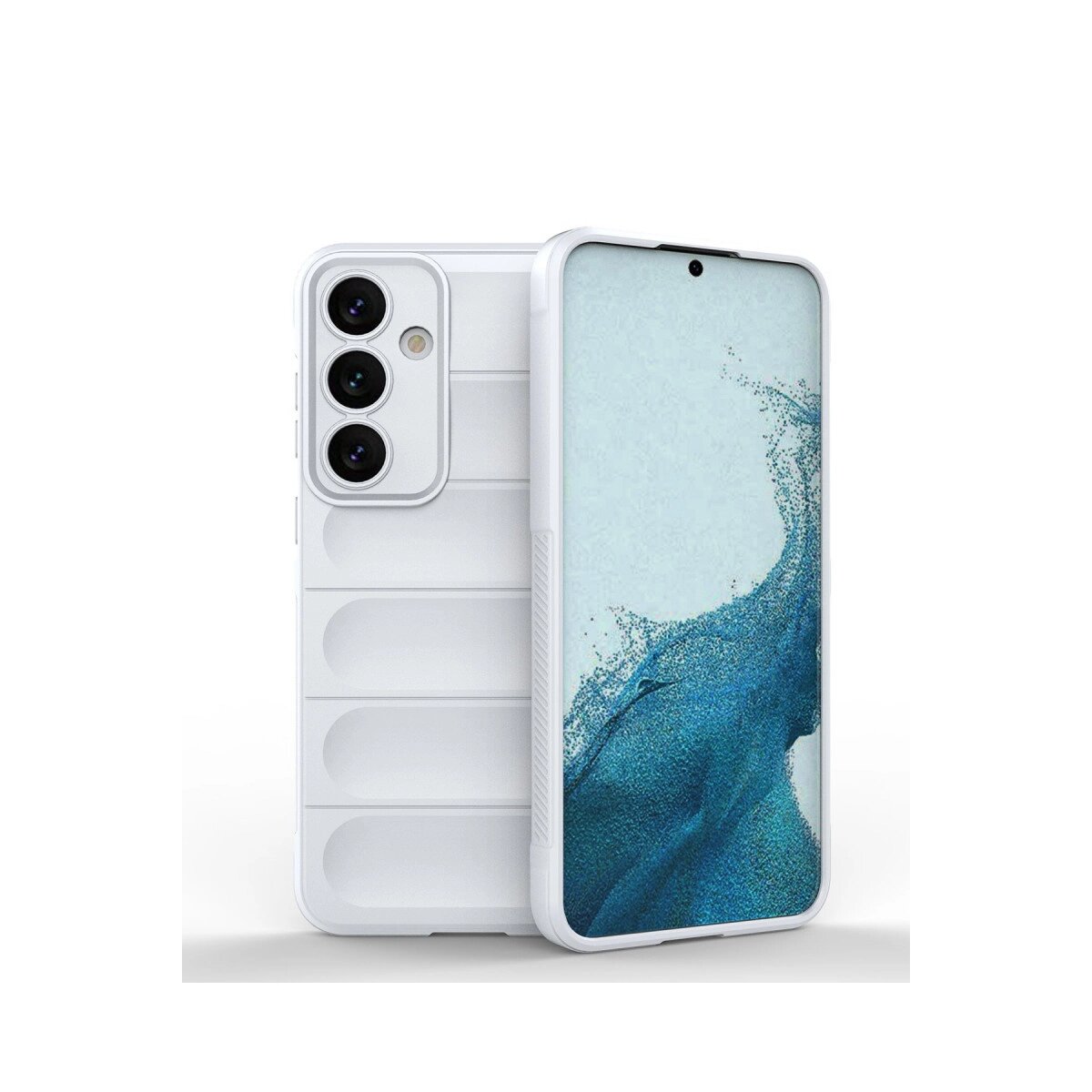 Samsung Galaxy S24 Kılıf Optimum Silikon - Krem Samsung Galaxy S24 Kılıf Optimum Silikon - Krem