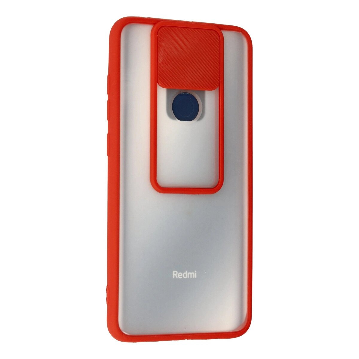 Xiaomi Redmi Note 9 Kılıf Palm Buzlu Kamera Sürgülü Silikon - Kırmızı Xiaomi Redmi Note 9 Kılıf Palm Buzlu Kamera Sürgülü Silikon - Kırmızı