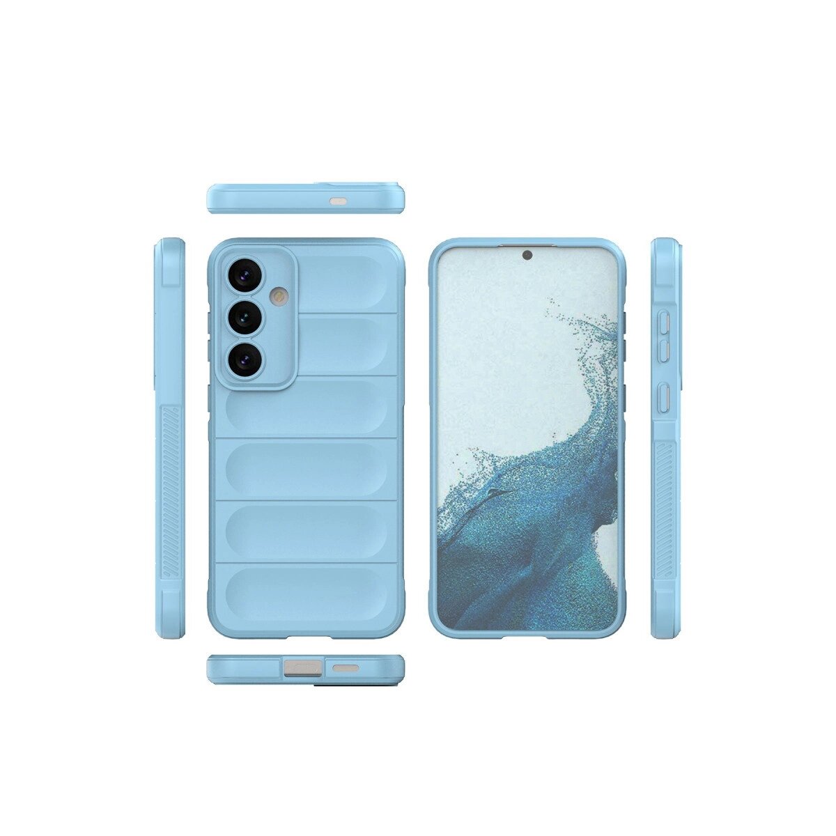 Samsung Galaxy S24 Kılıf Optimum Silikon - Sky Blue Samsung Galaxy S24 Kılıf Optimum Silikon - Sky Blue