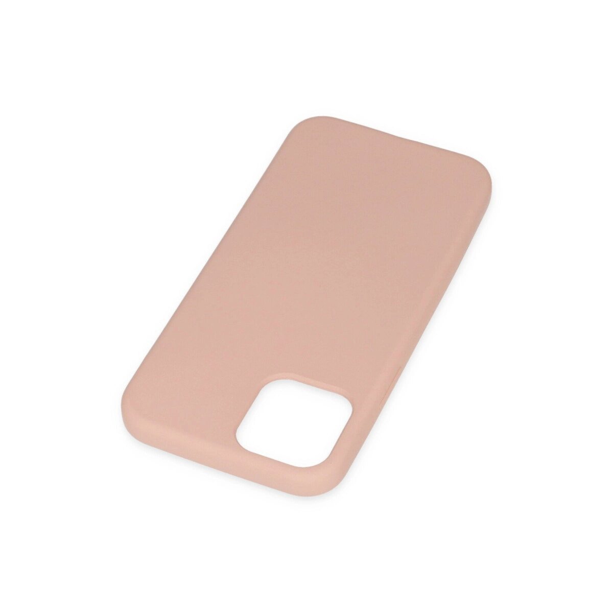 Apple İphone 11 Pro Kılıf Nano İçi Kadife Silikon - Pudra Apple İphone 11 Pro Kılıf Nano İçi Kadife Silikon - Pudra