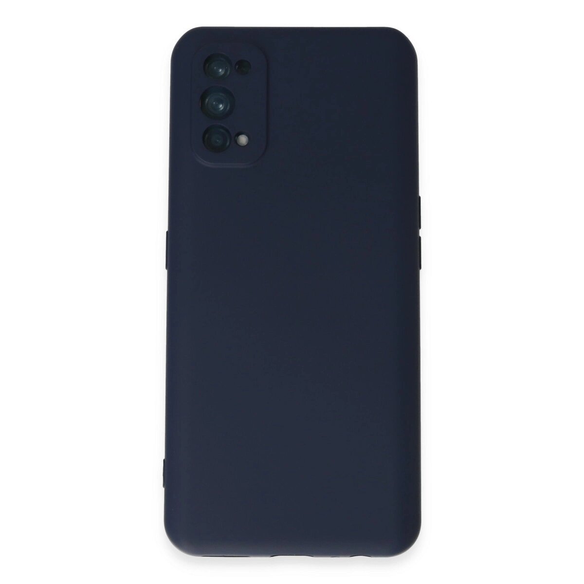 Realme 7 Pro Kılıf Nano İçi Kadife Silikon - Lacivert