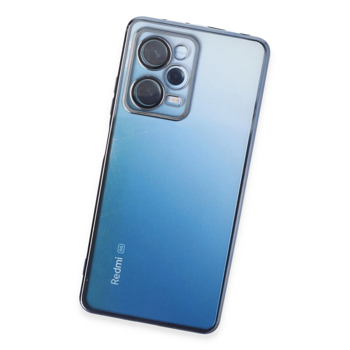 Xiaomi Redmi Note 12 Pro 5g Kılıf Razer Lensli Silikon - Açık Mavi Xiaomi Redmi Note 12 Pro 5g Kılıf Razer Lensli Silikon - Açık Mavi