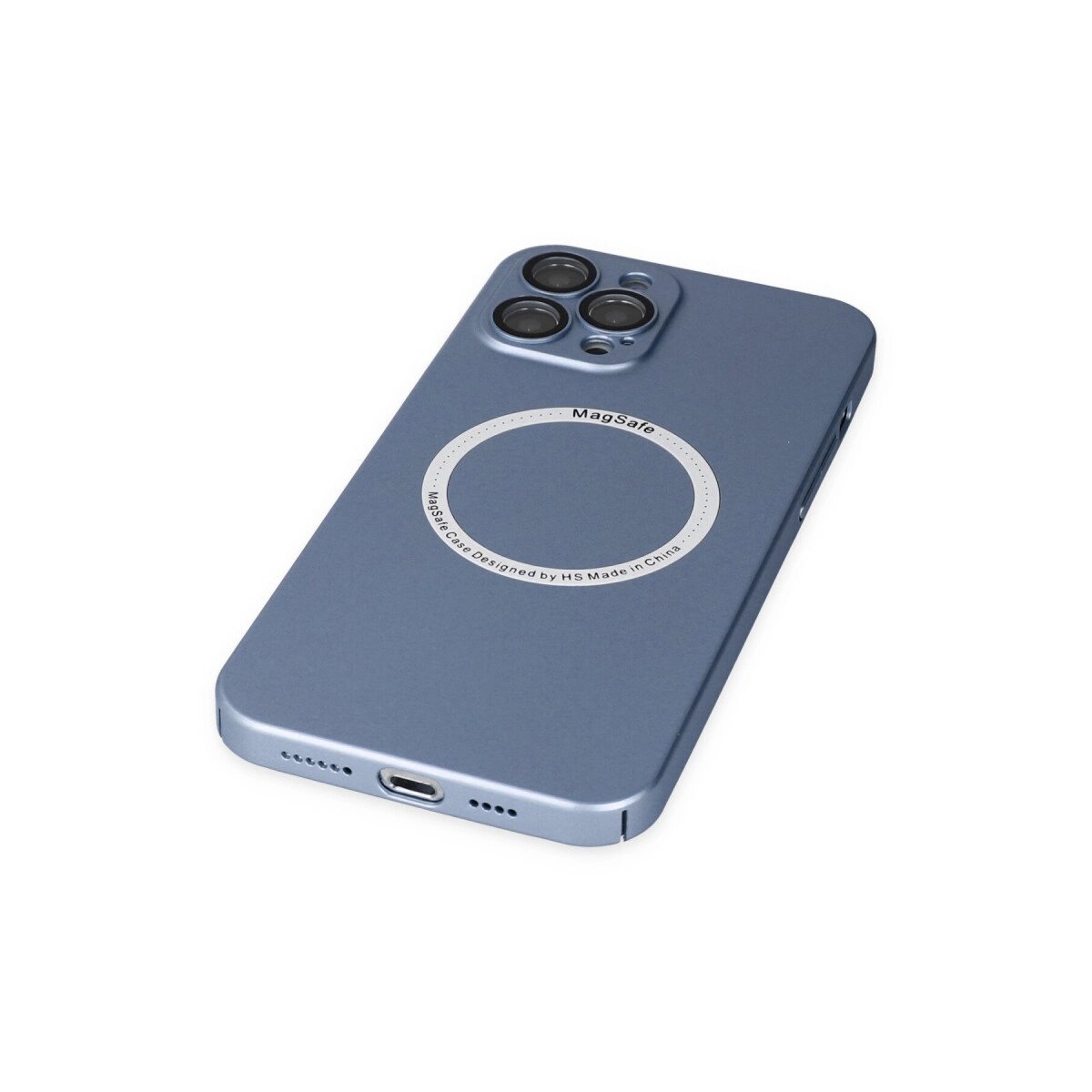 Apple İphone 12 Pro Kılıf Jack Magneticsafe Lens Silikon - Sierra Blue Apple İphone 12 Pro Kılıf Jack Magneticsafe Lens Silikon - Sierra Blue