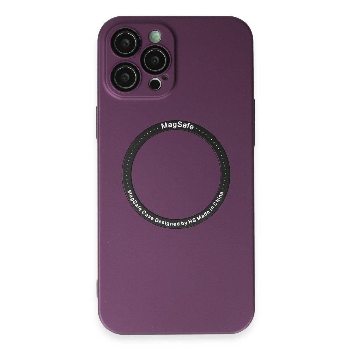 Apple İphone 12 Pro Kılıf Jack Magneticsafe Lens Silikon - Mürdüm Apple İphone 12 Pro Kılıf Jack Magneticsafe Lens Silikon - Mürdüm