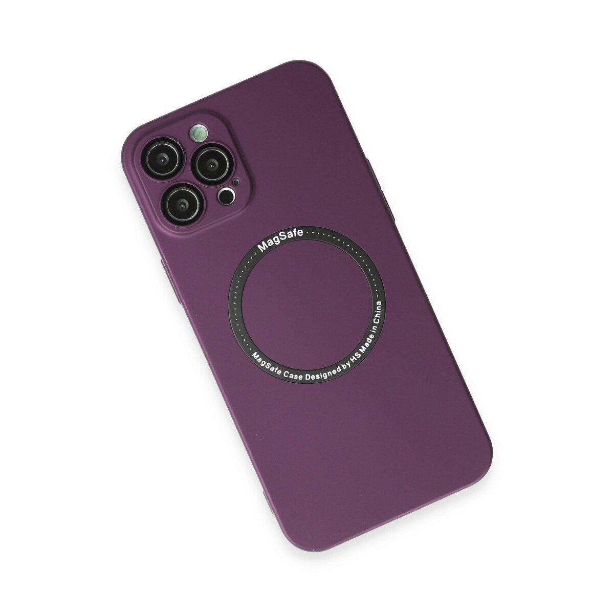 Apple İphone 12 Pro Kılıf Jack Magneticsafe Lens Silikon - Mürdüm Apple İphone 12 Pro Kılıf Jack Magneticsafe Lens Silikon - Mürdüm
