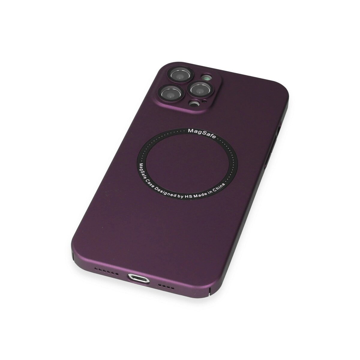 Apple İphone 12 Pro Kılıf Jack Magneticsafe Lens Silikon - Mürdüm Apple İphone 12 Pro Kılıf Jack Magneticsafe Lens Silikon - Mürdüm