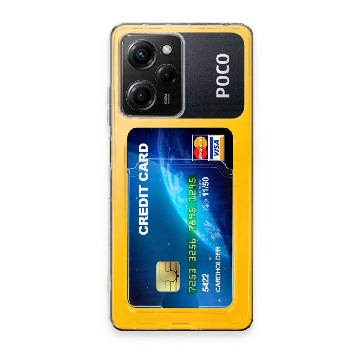 Xiaomi Poco X5 Pro 5g Kılıf Kart Şeffaf Silikon - Şeffaf Xiaomi Poco X5 Pro 5g Kılıf Kart Şeffaf Silikon - Şeffaf