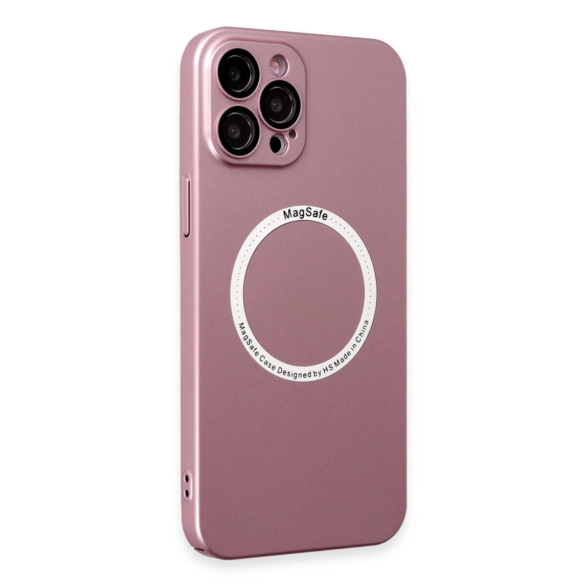 Apple İphone 12 Pro Kılıf Jack Magneticsafe Lens Silikon - Rose Gold Apple İphone 12 Pro Kılıf Jack Magneticsafe Lens Silikon - Rose Gold