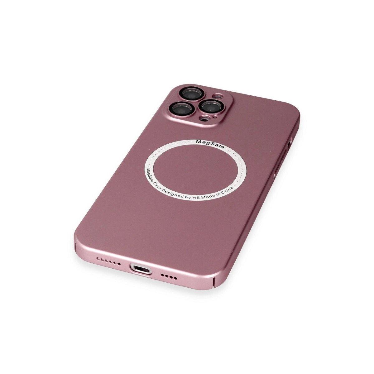 Apple İphone 12 Pro Kılıf Jack Magneticsafe Lens Silikon - Rose Gold Apple İphone 12 Pro Kılıf Jack Magneticsafe Lens Silikon - Rose Gold