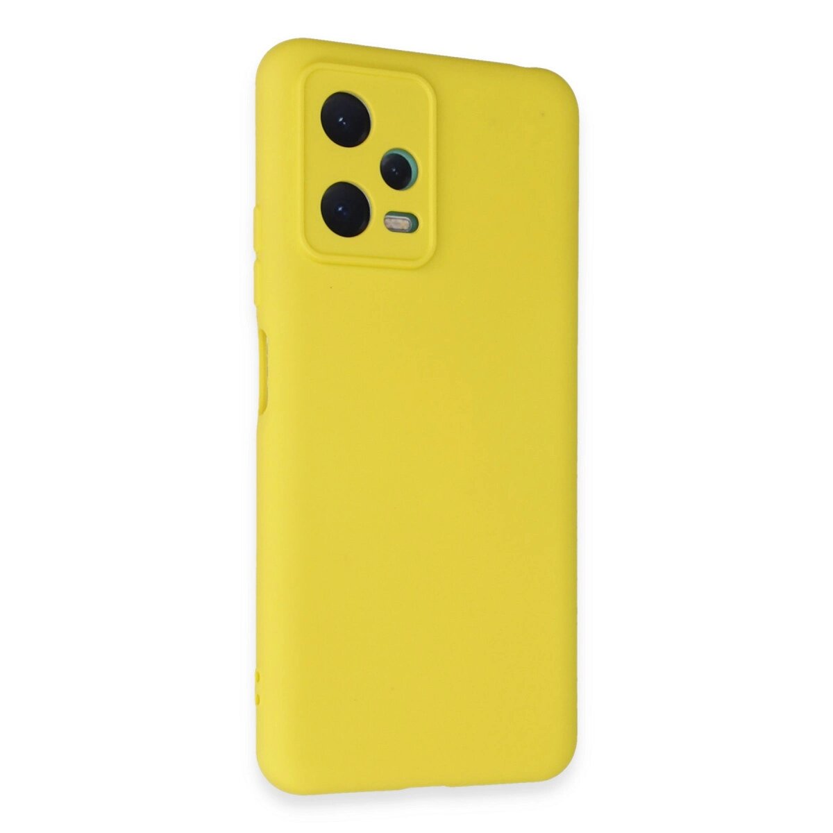 Xiaomi Redmi Note 12 5g Kılıf Nano İçi Kadife Silikon - Sarı Xiaomi Redmi Note 12 5g Kılıf Nano İçi Kadife Silikon - Sarı