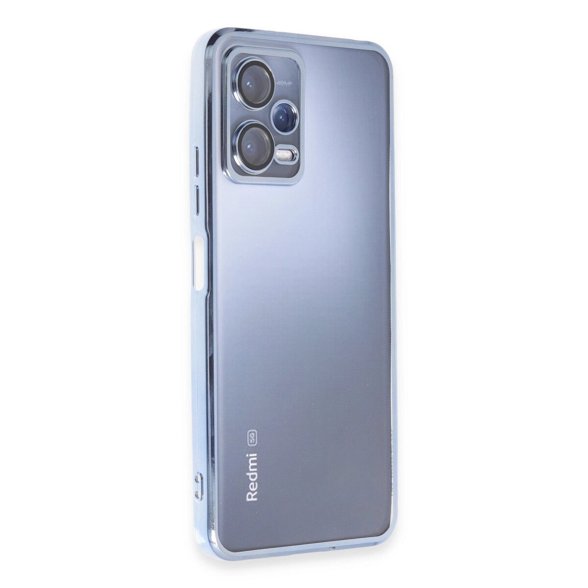 Xiaomi Redmi Note 12 5g Kılıf Razer Lensli Silikon - Açık Mavi Xiaomi Redmi Note 12 5g Kılıf Razer Lensli Silikon - Açık Mavi