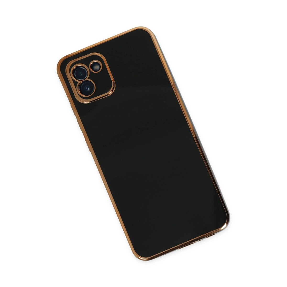 Samsung Galaxy A03 Kılıf Volet Silikon - Siyah Samsung Galaxy A03 Kılıf Volet Silikon - Siyah